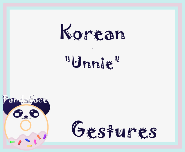 Second Life Marketplace PF Korean Gesture Unnie